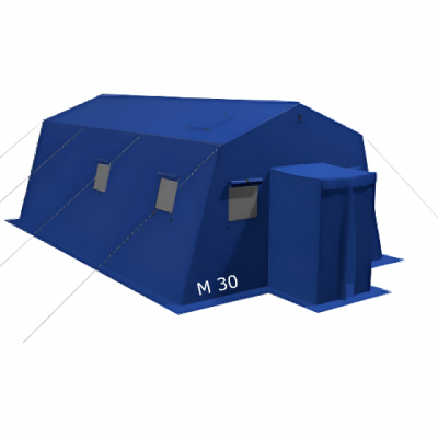 Армейская палатка "М 30" ПВХ (Вместимость - до 30 человек)
